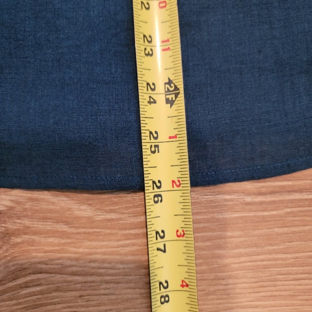 CEFINN Teal Blue Mock Neck Career Office Top Blouse - Size 10 Kate Middleton - Picture 13 of 16